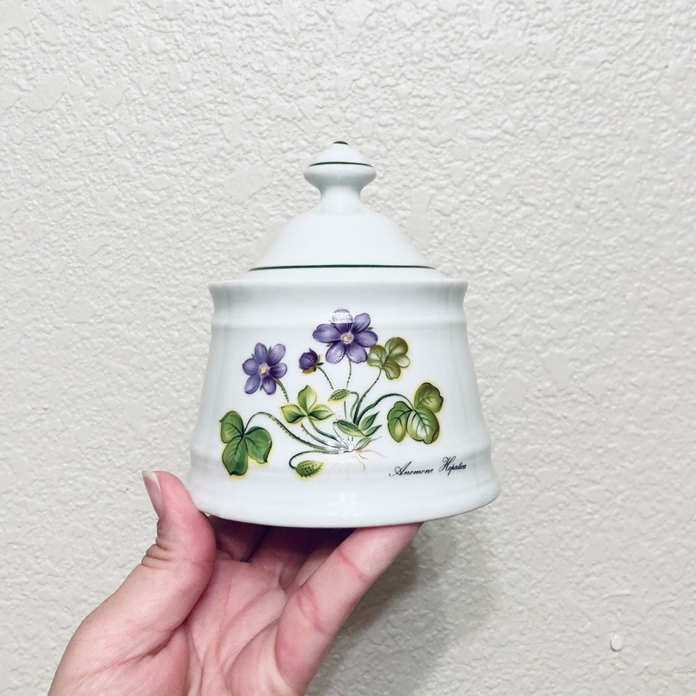 Vintage Winterling Germany  Bavaria Sugar Bowl Porcelain Cottage Countryside